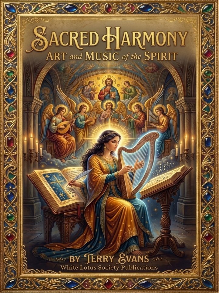 Cover of Sacred Harmony: Art and Music of the Spirit, by Terry Evans